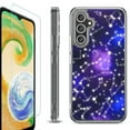 thumbnail image 1 of OneToughShield ® Compatible with Samsung Galaxy S23 FE Fan Edition, Shockproof Phone Case, with Tempered Glass Screen Protector - Constellations, 1 of 4