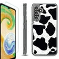 thumbnail image 1 of OneToughShield ® Compatible with Samsung Galaxy S23 FE Fan Edition, Shockproof Phone Case, with Tempered Glass Screen Protector - Cow Skin Design, 1 of 4