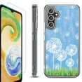 thumbnail image 1 of OneToughShield ® Compatible with Samsung Galaxy S23 FE Fan Edition, Shockproof Phone Case, with Tempered Glass Screen Protector - Dandelion Sky, 1 of 4