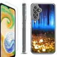 thumbnail image 1 of OneToughShield ® Compatible with Samsung Galaxy S23 FE Fan Edition, Shockproof Phone Case, with Tempered Glass Screen Protector - Fireflies, 1 of 4