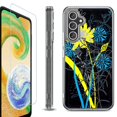 thumbnail image 1 of OneToughShield ® Compatible with Samsung Galaxy S23 FE Fan Edition, Shockproof Phone Case, with Tempered Glass Screen Protector - Wild Flowers, 1 of 4
