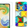 thumbnail image 1 of OneToughShield ® Compatible with Samsung Galaxy S24+ S24 Plus, Shockproof Fashion Phone Case, with Tempered Glass Screen Protector - Abstract Color, 1 of 4