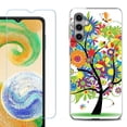 thumbnail image 1 of OneToughShield ® Compatible with Samsung Galaxy S24+ S24 Plus, Shockproof Fashion Phone Case, with Tempered Glass Screen Protector - Colorful Tree, 1 of 4