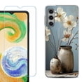 thumbnail image 1 of OneToughShield ® Compatible with Samsung Galaxy S24+ S24 Plus, Shockproof Fashion Phone Case, with Tempered Glass Screen Protector - Flower Sensation, 1 of 4