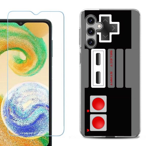 OneToughShield ® Compatible with Samsung Galaxy S24+ S24 Plus, Shockproof Fashion Phone Case, with Tempered Glass Screen Protector - Game Controller