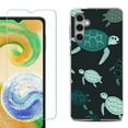 thumbnail image 1 of OneToughShield ® Compatible with Samsung Galaxy S24+ S24 Plus, Shockproof Fashion Phone Case, with Tempered Glass Screen Protector - Sea Turtle Mix, 1 of 4