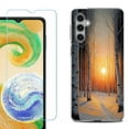 thumbnail image 1 of OneToughShield ® Compatible with Samsung Galaxy S24+ S24 Plus, Shockproof Fashion Phone Case, with Tempered Glass Screen Protector - Snow Forest, 1 of 4