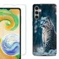 thumbnail image 1 of OneToughShield ® Compatible with Samsung Galaxy S24+ S24 Plus, Shockproof Fashion Phone Case, with Tempered Glass Screen Protector - Snow Leopard, 1 of 4