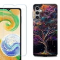 thumbnail image 1 of OneToughShield ® Compatible with Samsung Galaxy S24+ S24 Plus, Shockproof Fashion Phone Case, with Tempered Glass Screen Protector - Tree of Life, 1 of 4