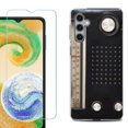 thumbnail image 1 of OneToughShield ® Compatible with Samsung Galaxy S24, Shockproof Fashion Phone Case, with Tempered Glass Screen Protector - Vintage Radio, 1 of 4