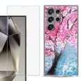 thumbnail image 1 of OneToughShield ® Compatible with Samsung Galaxy S24 Ultra, Shockproof Phone Case, with Tempered Glass Screen Protector - Blossom Paint, 1 of 4