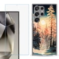 thumbnail image 1 of OneToughShield ® Compatible with Samsung Galaxy S24 Ultra, Shockproof Phone Case, with Tempered Glass Screen Protector - Winter Pine, 1 of 4