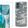 thumbnail image 1 of OneToughShield ® Shockproof Phone Case Compatible with Motorola Moto G Power 5G 2024, with Tempered Glass Screen Protector - Digital Camo, 1 of 4