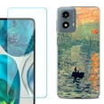 thumbnail image 1 of OneToughShield ® Shockproof Phone Case Compatible with Motorola Moto G Power 5G 2024, with Tempered Glass Screen Protector - Sunrise Impression, 1 of 4