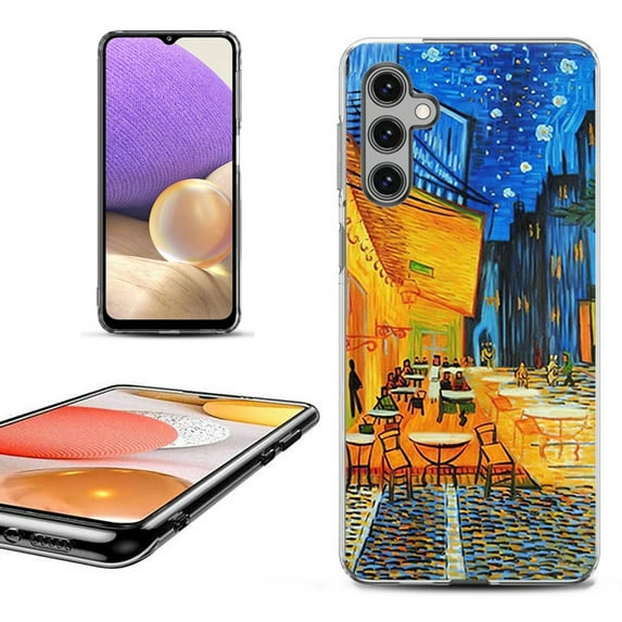 OneToughShield ® Shockproof Phone Case Compatible with Samsung Galaxy A15 5G - Cafe Terrace