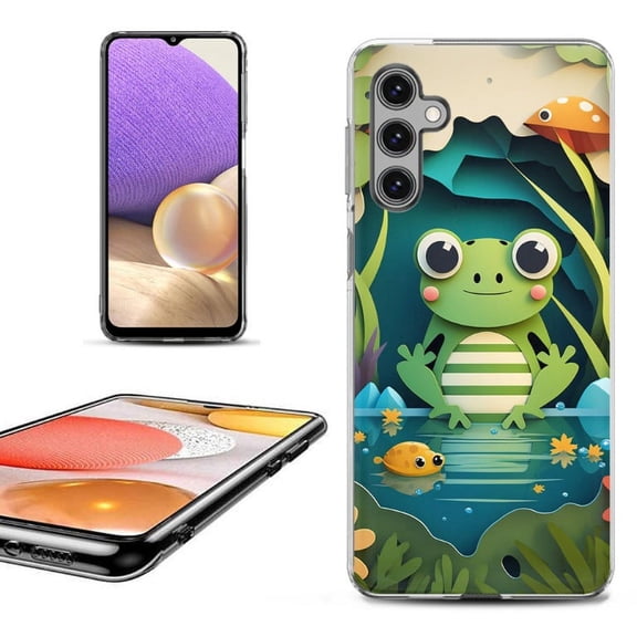 OneToughShield ® Shockproof Phone Case Compatible with Samsung Galaxy A15 5G - Frog Craft