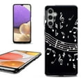 thumbnail image 1 of OneToughShield ® Shockproof Phone Case Compatible with Samsung Galaxy A15 5G - Music Notes / Black, 1 of 3