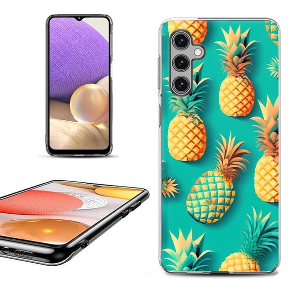 OneToughShield ® Shockproof Phone Case Compatible with Samsung Galaxy A15 5G - Pineapple