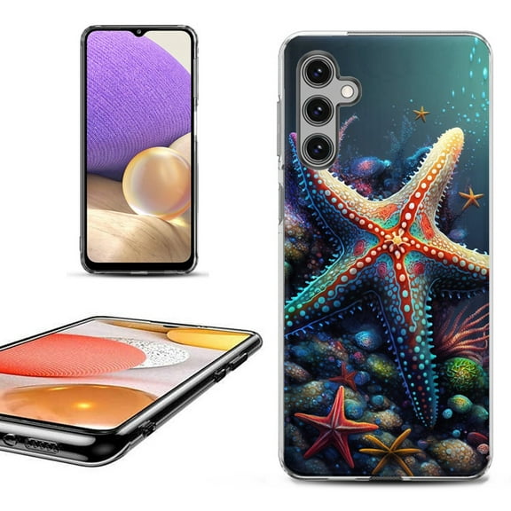 OneToughShield ® Shockproof Phone Case Compatible with Samsung Galaxy A15 5G - Starfish