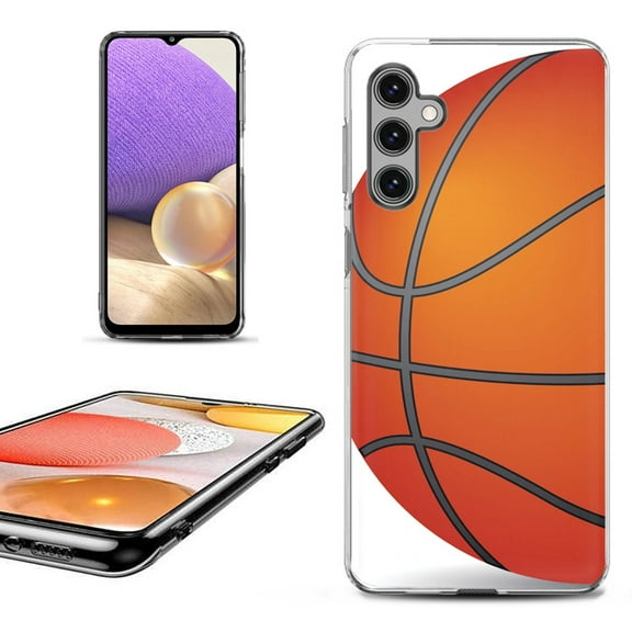 OneToughShield ® Shockproof Phone Case Compatible with Samsung Galaxy A25 5G - Basketball