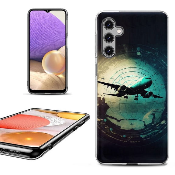 OneToughShield ® Shockproof Phone Case Compatible with Samsung Galaxy A25 5G - Flight Tracker