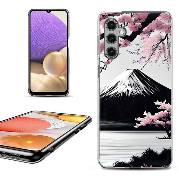 OneToughShield ® Shockproof Phone Case Compatible with Samsung Galaxy A25 5G - Fuji Sakura