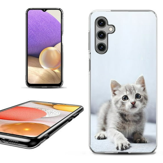 OneToughShield ® Shockproof Phone Case Compatible with Samsung Galaxy A25 5G - Kitty Cat