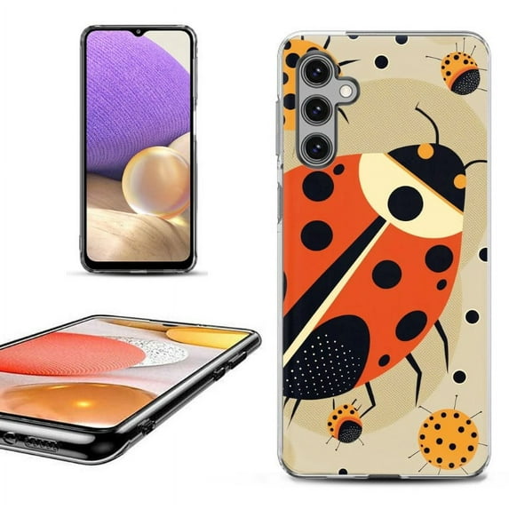 OneToughShield ® Shockproof Phone Case Compatible with Samsung Galaxy A25 5G - Lady Bettle