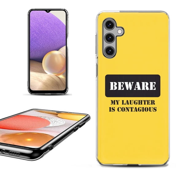 OneToughShield ® Shockproof Phone Case Compatible with Samsung Galaxy A25 5G - Laughter