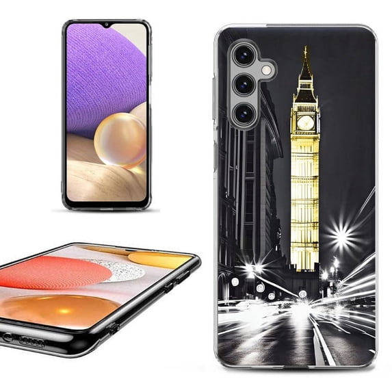 OneToughShield ® Shockproof Phone Case Compatible with Samsung Galaxy A25 5G - London Night