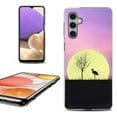 thumbnail image 1 of OneToughShield ® Shockproof Phone Case Compatible with Samsung Galaxy A25 5G - Moonlight Flamingo, 1 of 3