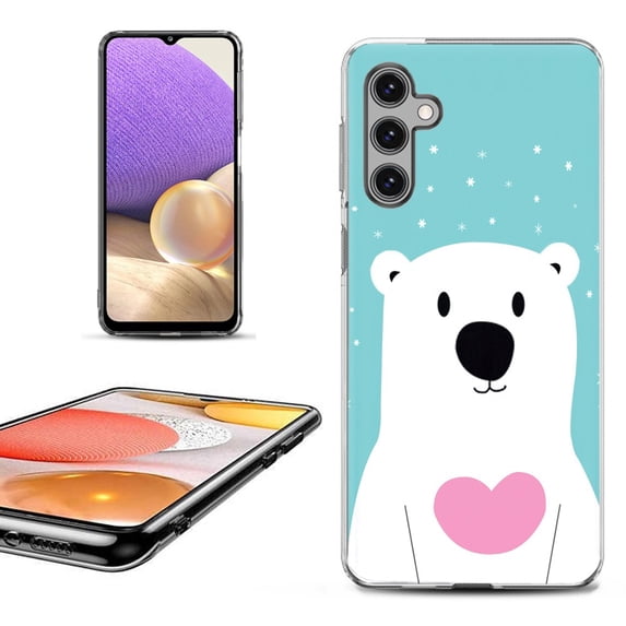 OneToughShield ® Shockproof Phone Case Compatible with Samsung Galaxy A25 5G - Pola Bear