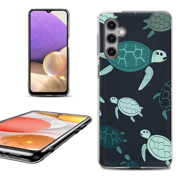 OneToughShield ® Shockproof Phone Case Compatible with Samsung Galaxy A25 5G - Sea Turtle Mix