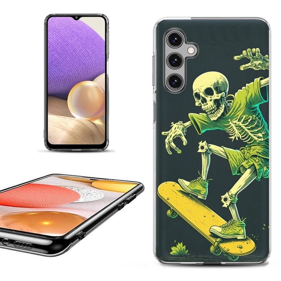 OneToughShield ® Shockproof Phone Case Compatible with Samsung Galaxy A25 5G - Skeleton Skater