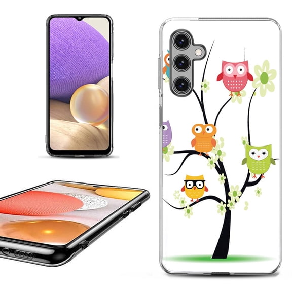 OneToughShield ® Shockproof Phone Case Compatible with Samsung Galaxy A25 5G - Tree Owl