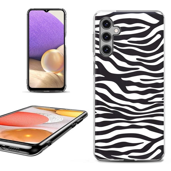 OneToughShield ® Shockproof Phone Case Compatible with Samsung Galaxy A25 5G - Zebra B/W