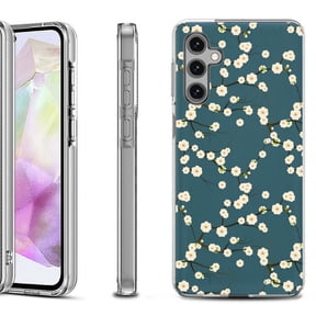 OneToughShield ® Shockproof Phone Case Compatible with Samsung Galaxy A35 5G - Blossom Green