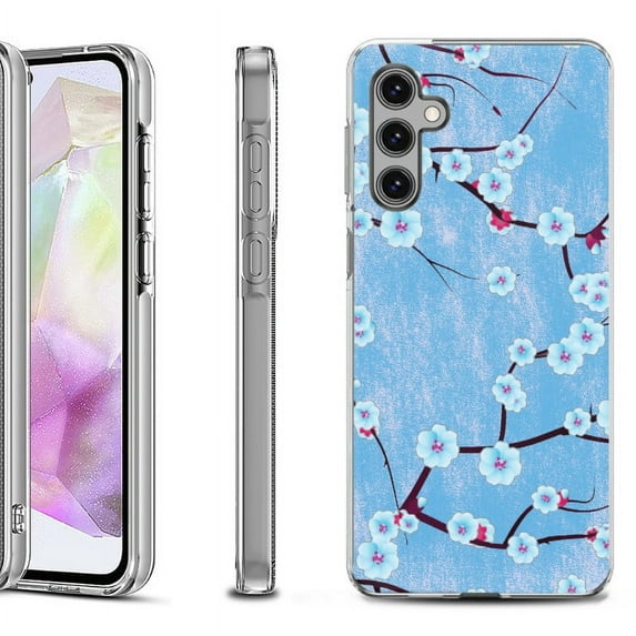 OneToughShield ® Shockproof Phone Case Compatible with Samsung Galaxy A35 5G - Blossom Sky