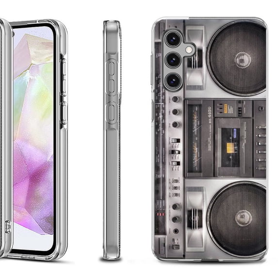 OneToughShield ® Shockproof Phone Case Compatible with Samsung Galaxy A35 5G - Boombox