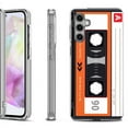 thumbnail image 1 of OneToughShield ® Shockproof Phone Case Compatible with Samsung Galaxy A35 5G - Cassette Orange, 1 of 3