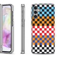 thumbnail image 1 of OneToughShield ® Shockproof Phone Case Compatible with Samsung Galaxy A35 5G - Colorful Checker, 1 of 3