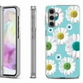 thumbnail image 1 of OneToughShield ® Shockproof Phone Case Compatible with Samsung Galaxy A35 5G - Daisy/Teal, 1 of 3