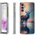 thumbnail image 1 of OneToughShield ® Shockproof Phone Case Compatible with Samsung Galaxy A35 5G - Deer Autumn, 1 of 3