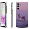 thumbnail image 1 of OneToughShield ® Shockproof Phone Case Compatible with Samsung Galaxy A35 5G - Deer/Polygon, 1 of 3