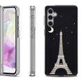 thumbnail image 1 of OneToughShield ® Shockproof Phone Case Compatible with Samsung Galaxy A35 5G - Eiffel Tower Moon, 1 of 3