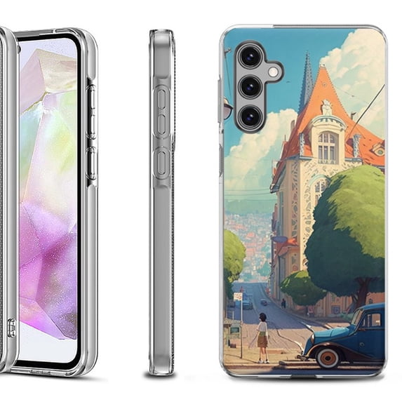 OneToughShield ® Shockproof Phone Case Compatible with Samsung Galaxy A35 5G - Europe Summer