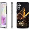 thumbnail image 1 of OneToughShield ® Shockproof Phone Case Compatible with Samsung Galaxy A35 5G - Golden Butterfly, 1 of 3