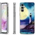 thumbnail image 1 of OneToughShield ® Shockproof Phone Case Compatible with Samsung Galaxy A35 5G - Lighthouse Moon, 1 of 3