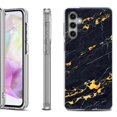 thumbnail image 1 of OneToughShield ® Shockproof Phone Case Compatible with Samsung Galaxy A35 5G - Marble / Lava, 1 of 3