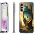 thumbnail image 1 of OneToughShield ® Shockproof Phone Case Compatible with Samsung Galaxy A35 5G - Melting Clock, 1 of 3